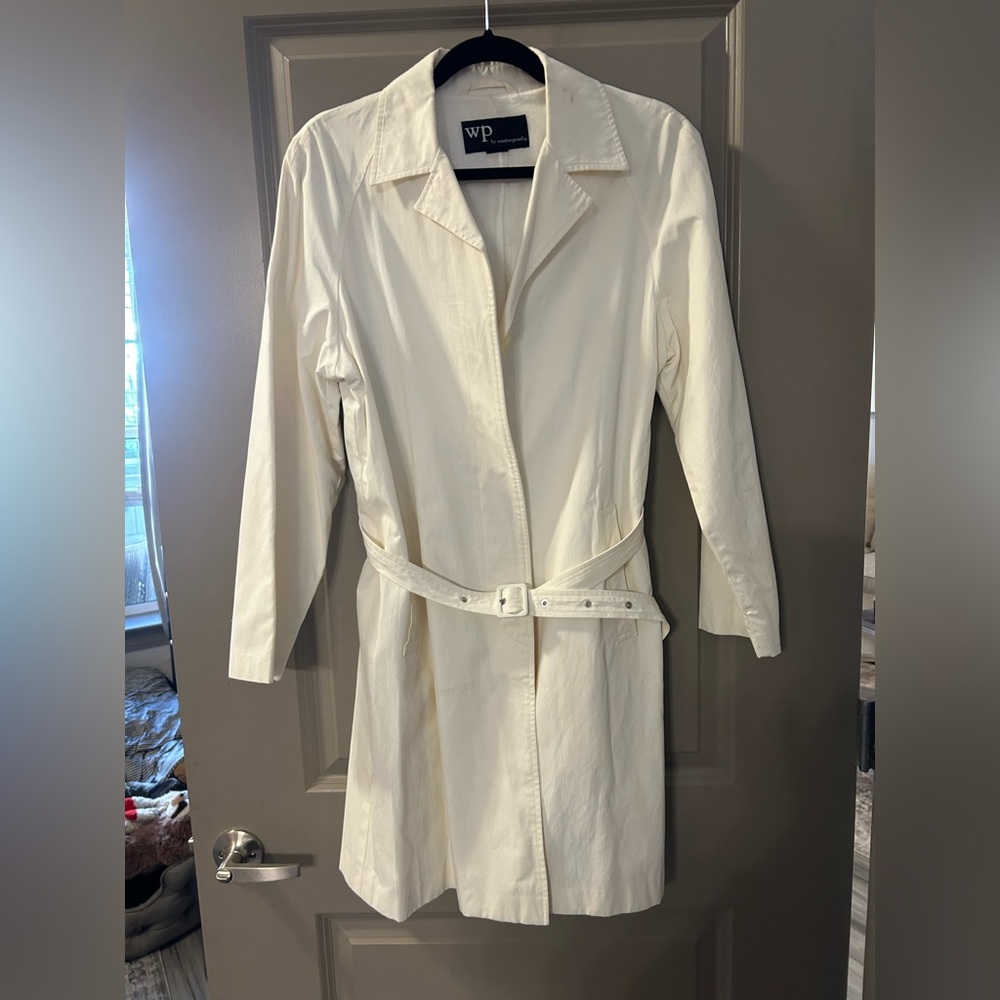Weatherproof Women's Ivory Trench Coat